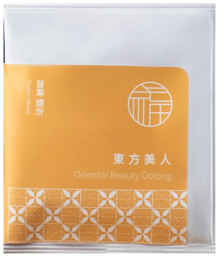 Oriental Beauty Oolong packaging on a transparent background