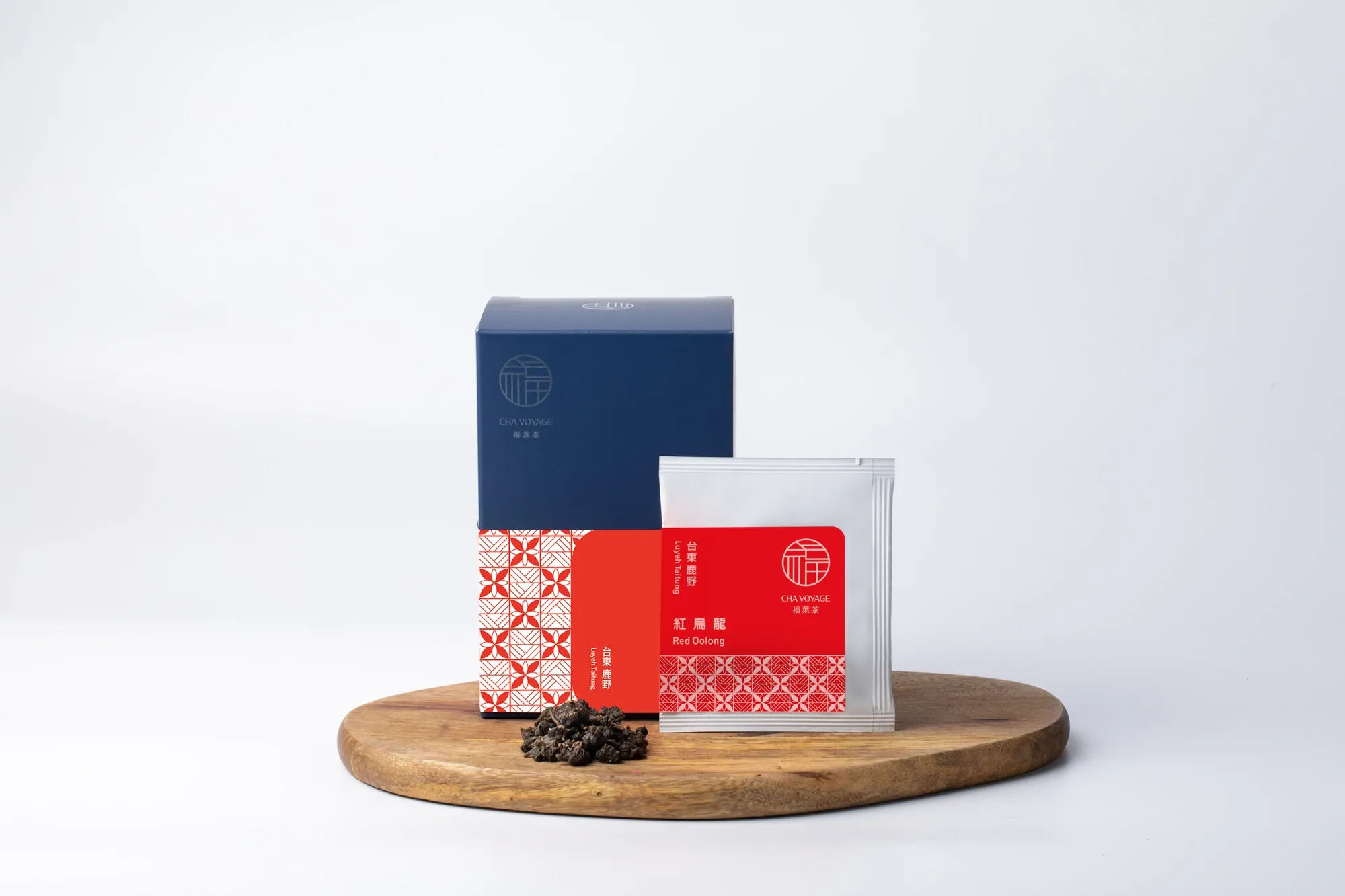 Red Oolong box and tea bag